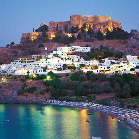 2 Min Drive To & 10 To Lindos Villa Charaki